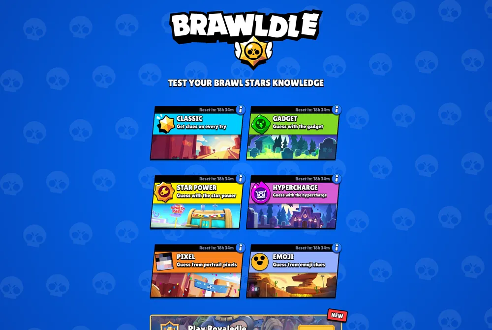 Brawldle game screenshot