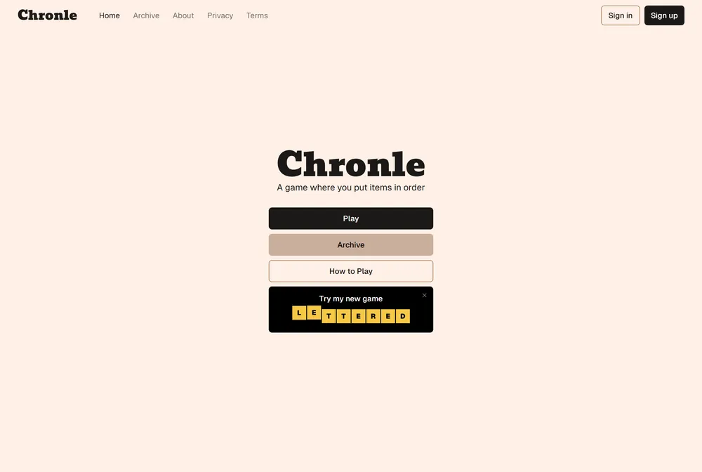 Chronle game screenshot