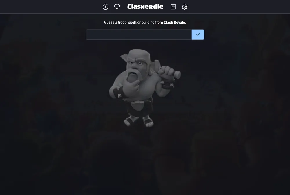 Clasherdle game screenshot